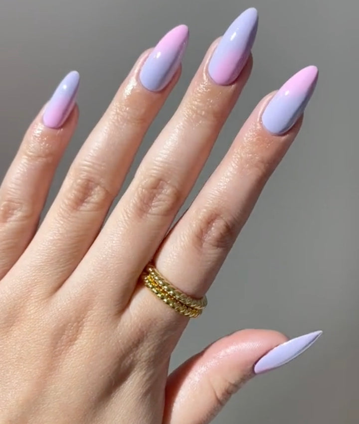 how to create the perfect spring ombre mani💗