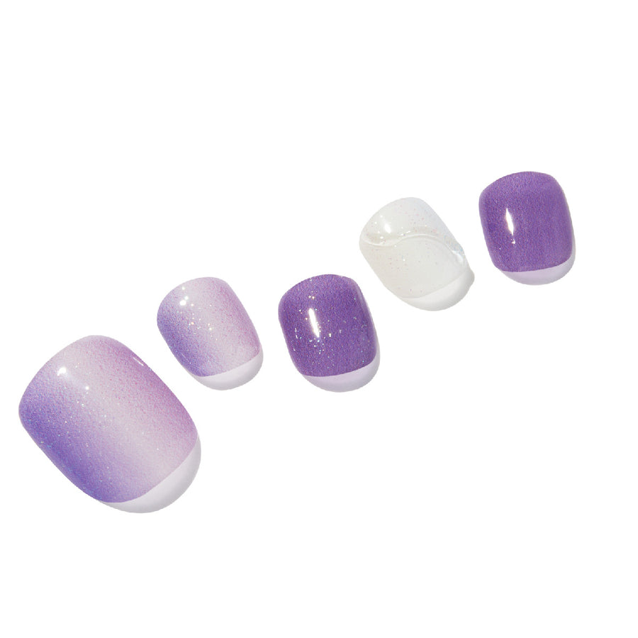 Feminine Purple Pedicure